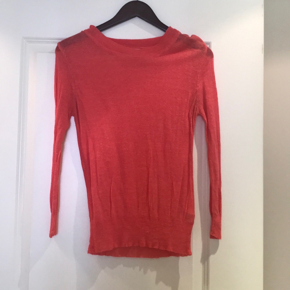 Coral Thin Sweater
